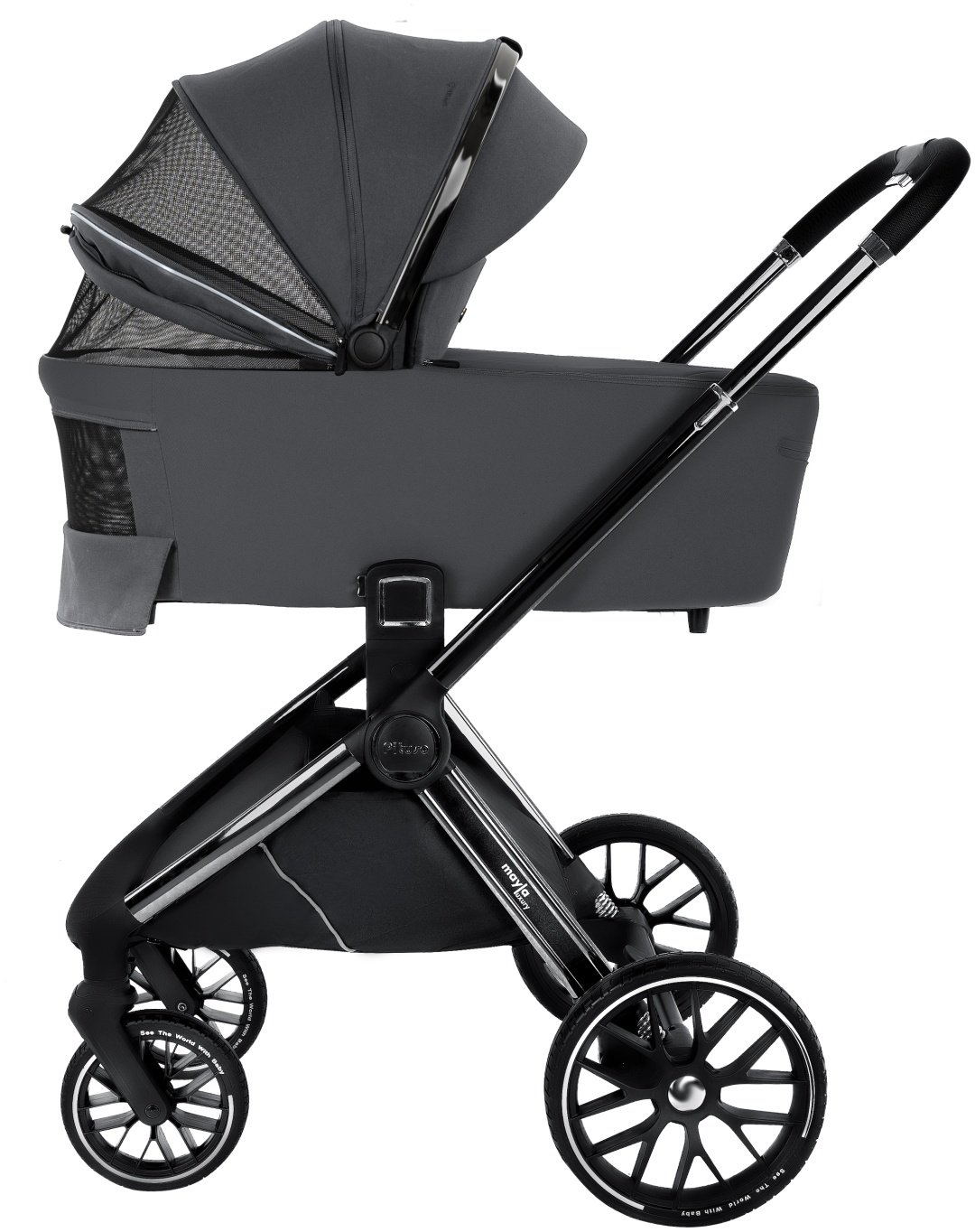 Коляска универсальная 3 в 1 Pituso Luxury LXR/999, темно-серый - ForteMarket Коляска универсальная 3 в 1 Pituso Luxury LXR/999, темно-серый купить,0