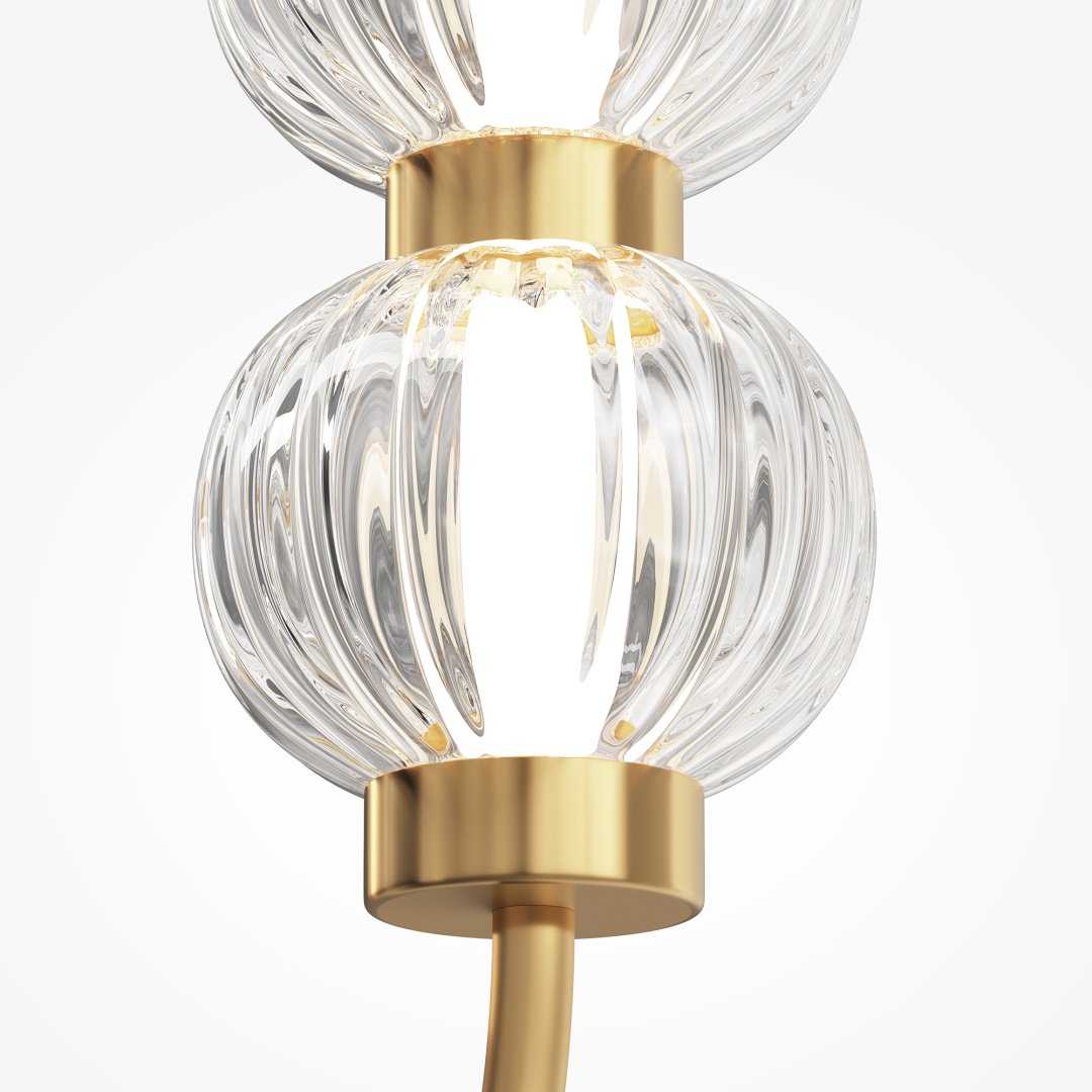 Бра настенный Maytoni LED, золотистый, белый, прозрачный купить,NaN