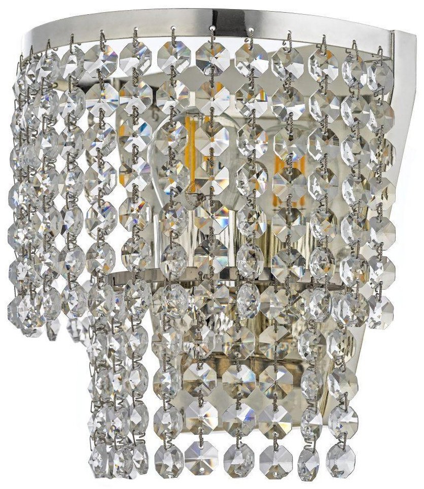 Бра настенный Arti Lampadari E27, серебристый купить,NaN