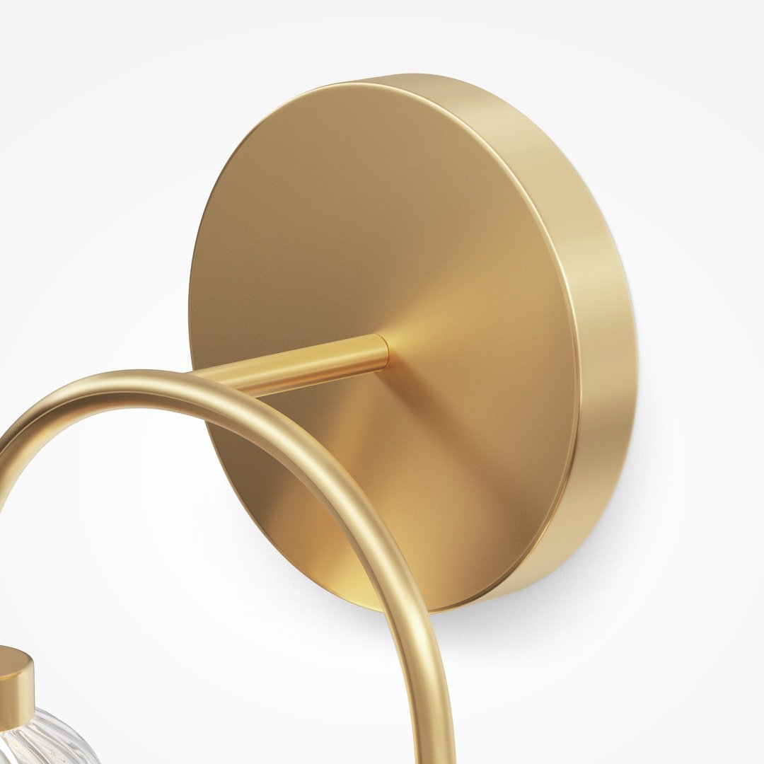 Бра настенный Maytoni LED, золотистый, белый, прозрачный купить,NaN