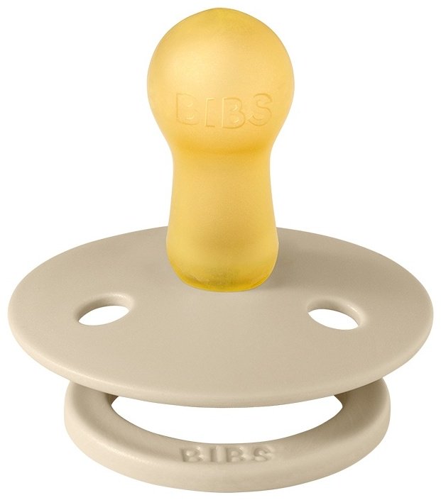 Пустышка BIBS Colour - Vanilla, 6&#43; мес., 1 шт, бежевый купить,0