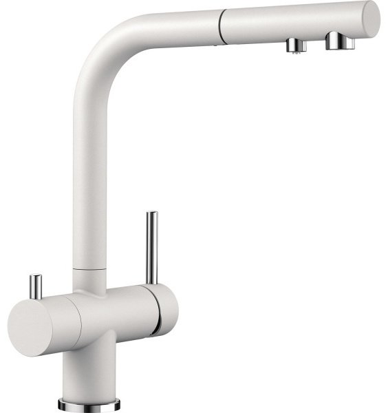 Смеситель для кухни (мойки) Blanco Fontas-S II 525204 White, однозахватный купить,314433
