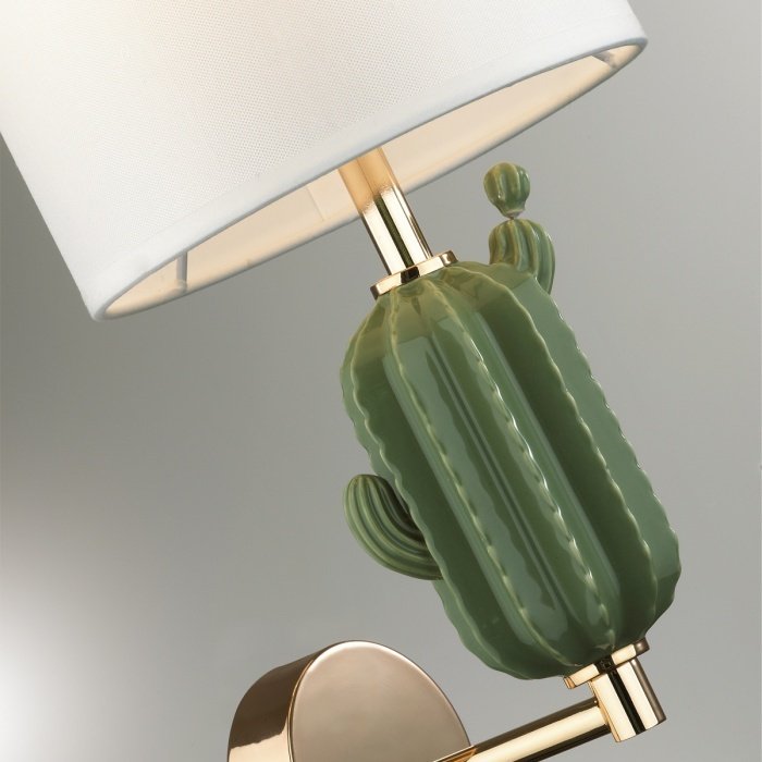 Бра настенный Odeon Light E14, золотистый, белый купить,NaN