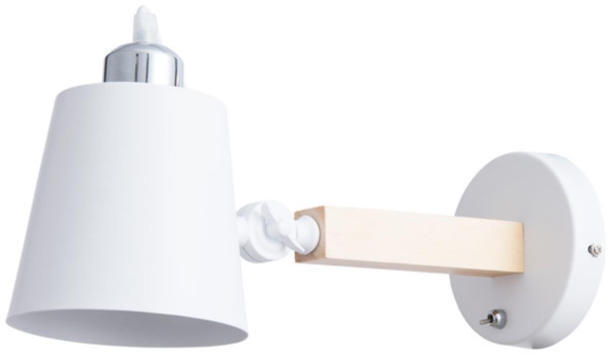 Бра настенный Arte Lamp E27, белый купить,NaN