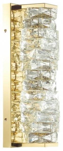 Бра настенный Odeon Light LED, золотистый, прозрачный купить,NaN