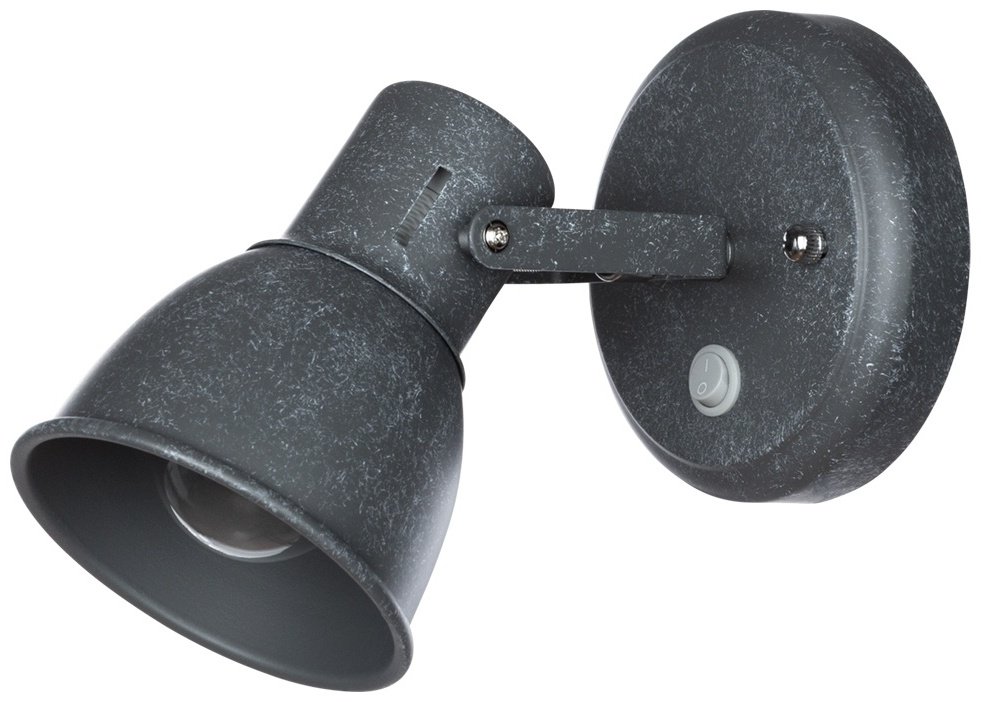 Бра настенный Arte Lamp E14, черный купить,NaN
