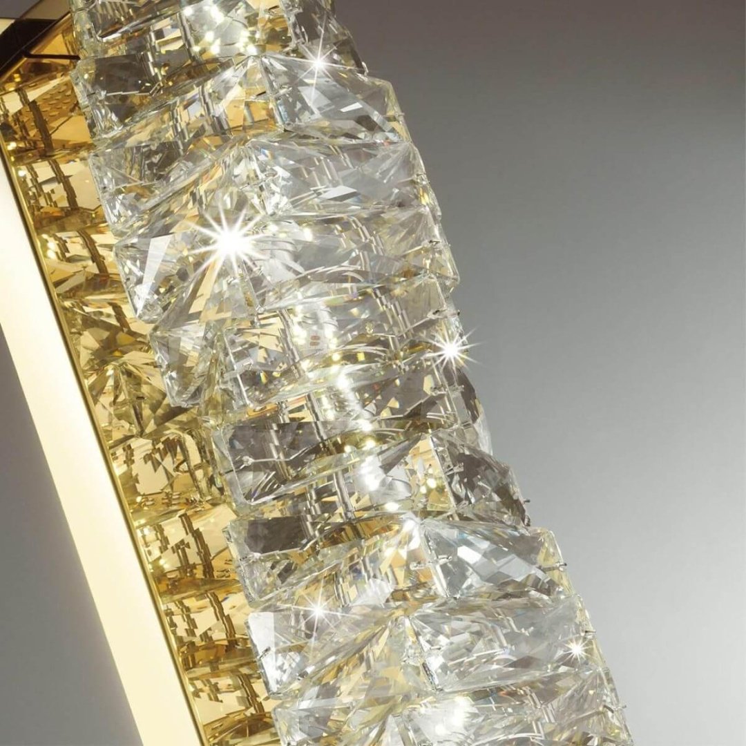 Бра настенный Odeon Light LED, золотистый, прозрачный купить,NaN
