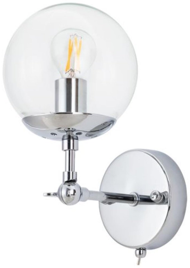 Бра настенный Arte Lamp Е14, прозрачный купить,NaN