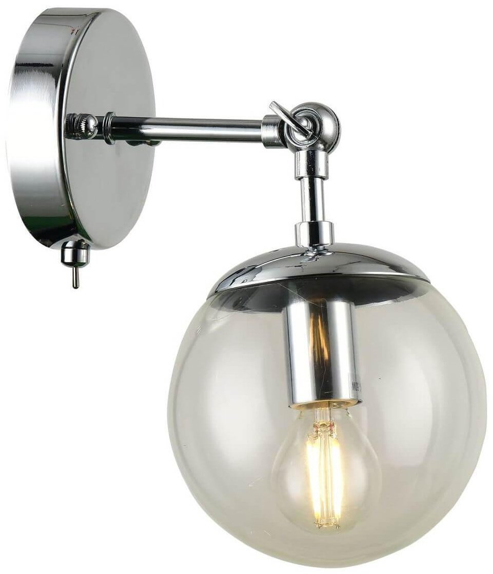 Бра настенный Arte Lamp Е14, прозрачный купить,NaN