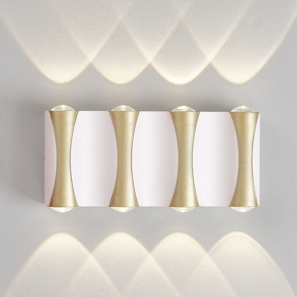 Бра настенный Crystal Lux LED, золотистый, белый купить,NaN