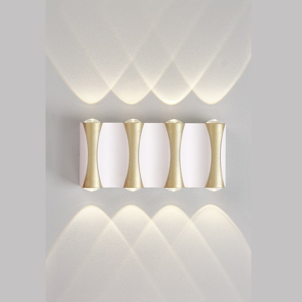 Бра настенный Crystal Lux LED, золотистый, белый купить,NaN