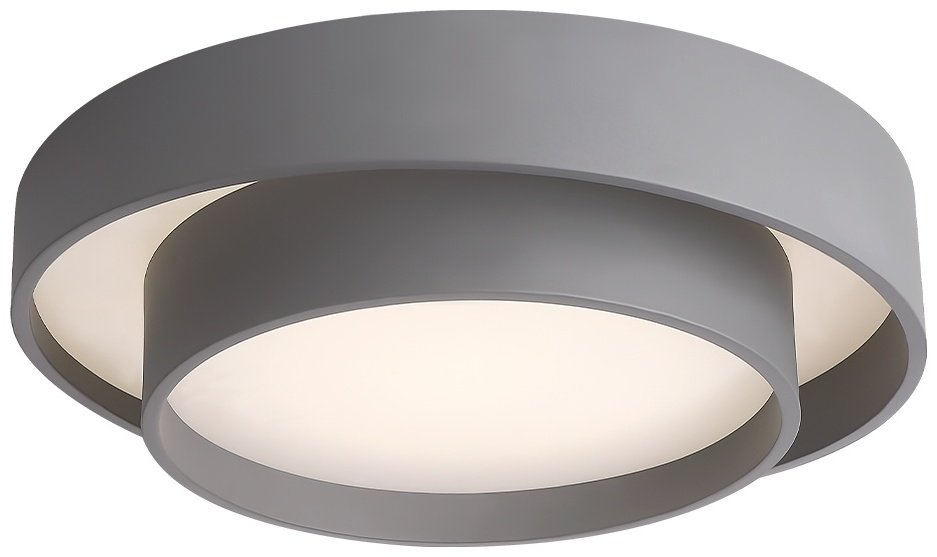 Светильник потолочный Crystal Lux LED 39 Вт серый купить,NaN