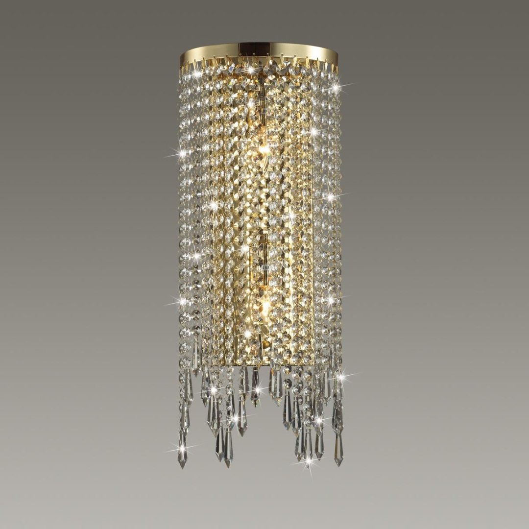 Бра настенный Odeon Light Е14, золотистый купить,NaN