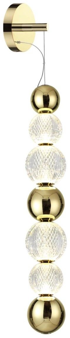 Светильник настенный Odeon Light LED 13 Вт золотистый, прозрачный купить,NaN