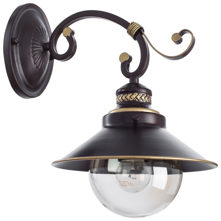 Бра настенный Arte Lamp E27, коричневый купить,NaN