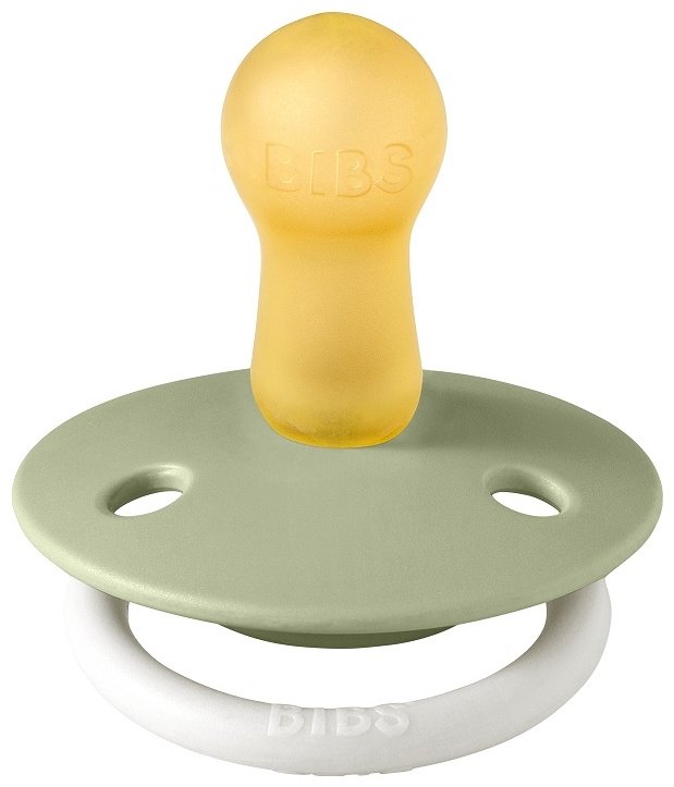 Пустышка BIBS De Lux Latex Sage Glow 6&#43; месяцев купить,0