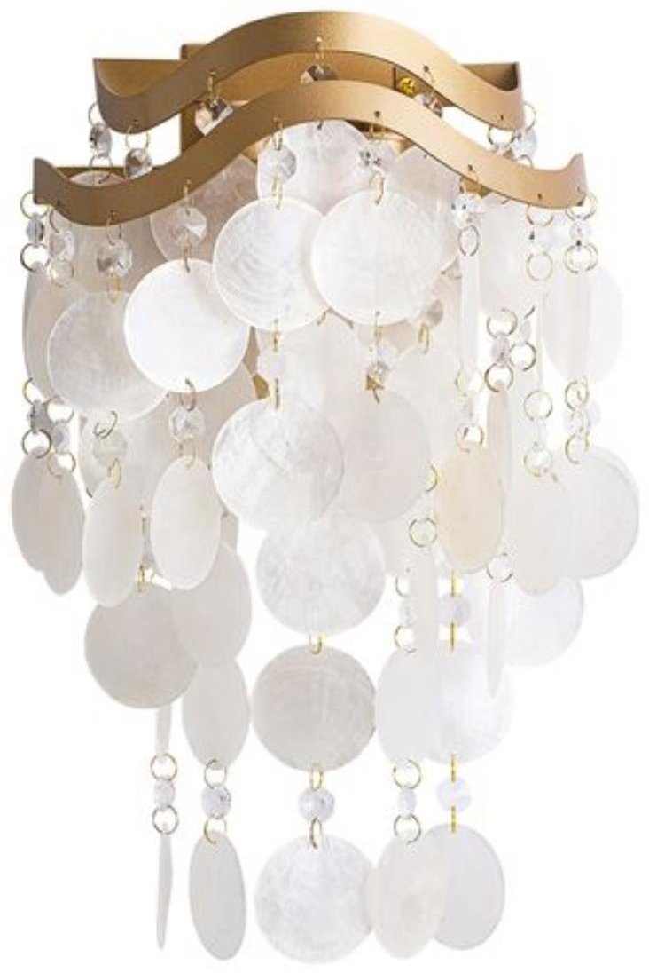 Бра настенный Arte Lamp E14, золотистый, белый купить,NaN