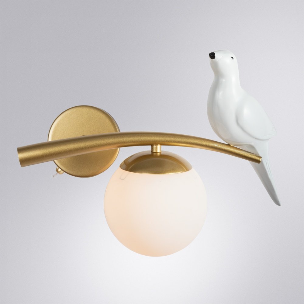 Бра настенный Arte Lamp Е14, золотистый купить,NaN