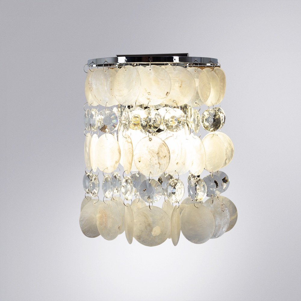 Бра настенный Arte Lamp E14, хром купить,NaN