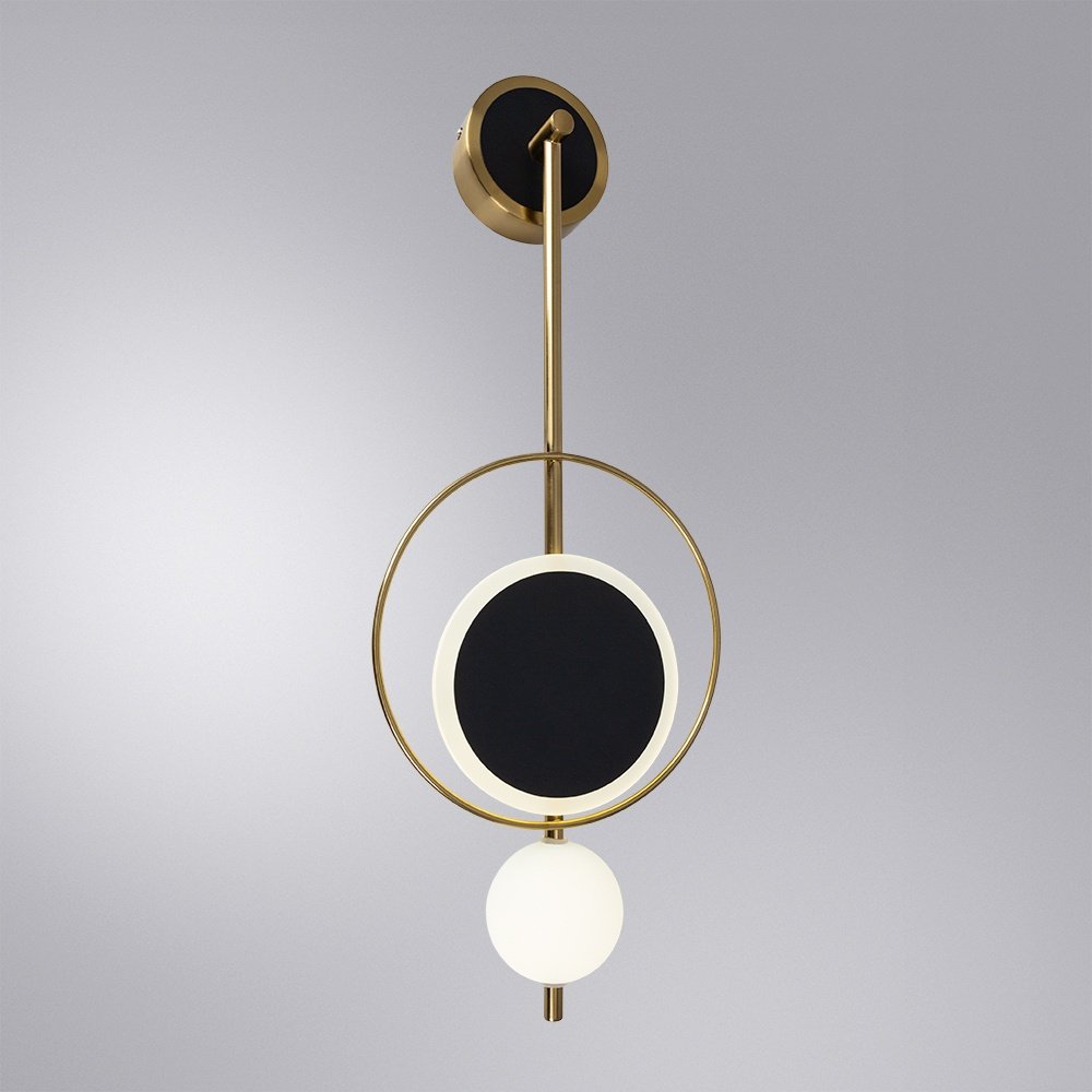 Бра настенный Arte Lamp LED, черный, золотистый, белый купить,NaN