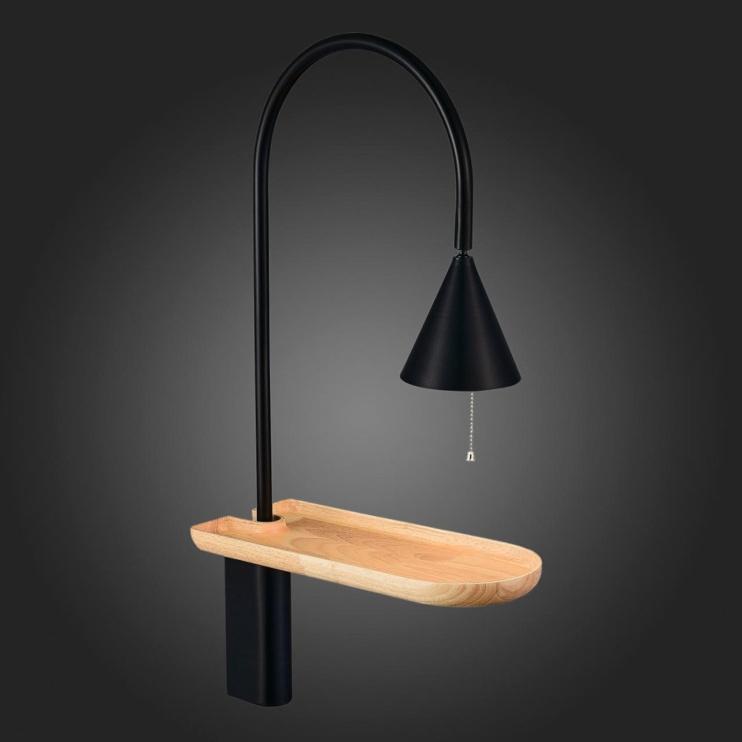 Бра настенный ST Luce E27, черный купить,NaN