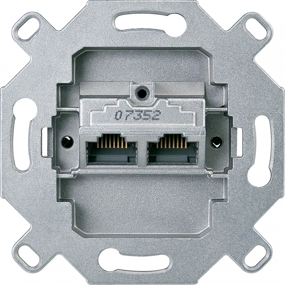 Schneider Electric встраиваемая MTN465706, компьютерный (RJ45) цвет серебристый