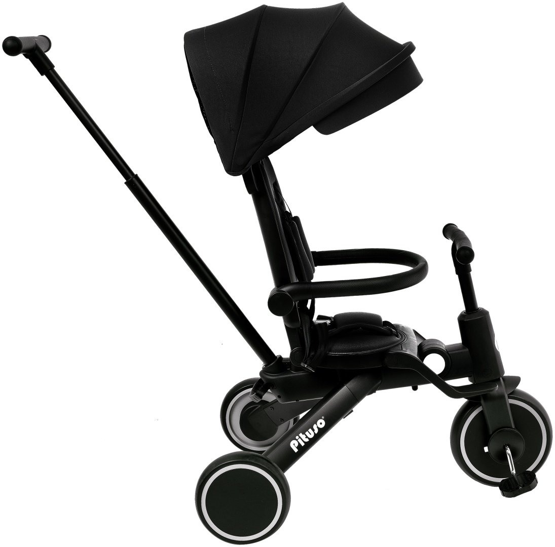Трёхколёсный велосипед Pituso T8 черный - ForteMarket Трёхколёсный велосипед Pituso T8 черный купить,0