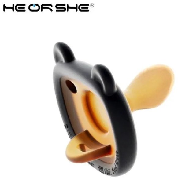 Пустышка HEORSHE День и Ночь 3м&#43;, 2 шт, черный купить,0