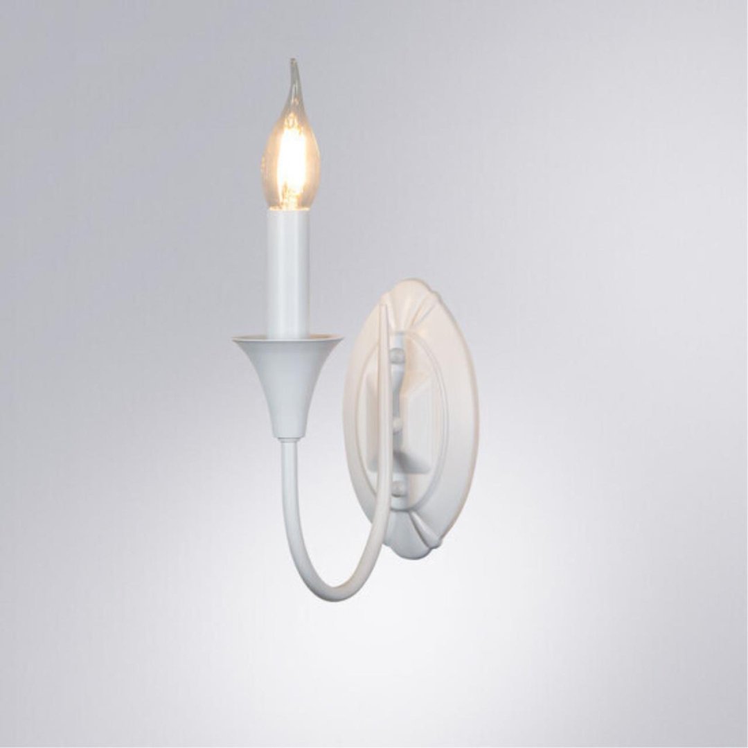 Бра настенный Arte Lamp E14, белый купить,NaN