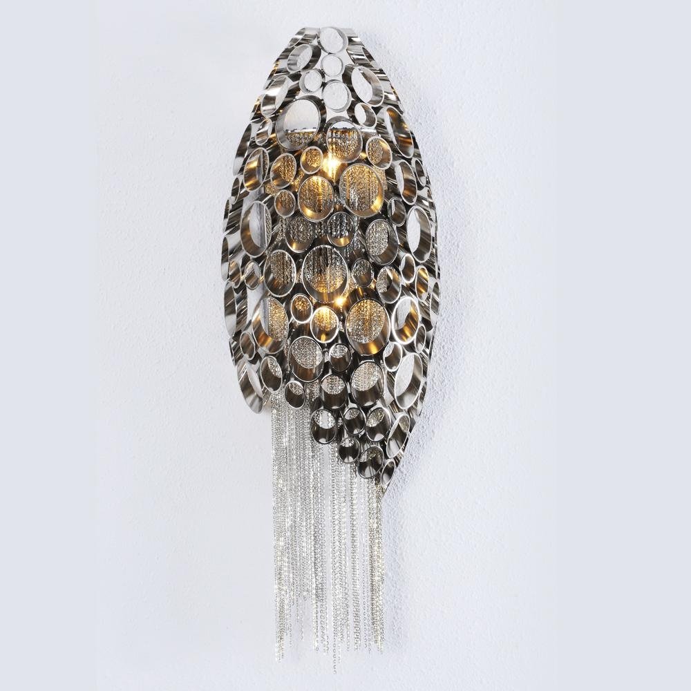 Бра настенный Crystal Lux G9, серебристый купить,NaN