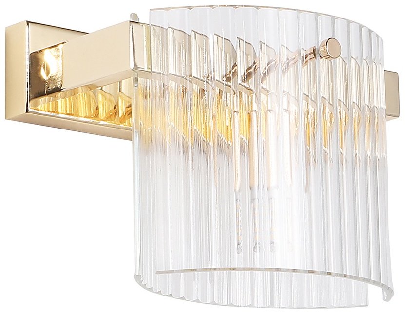 Бра настенный Crystal Lux LED, золотистый, прозрачный купить,NaN