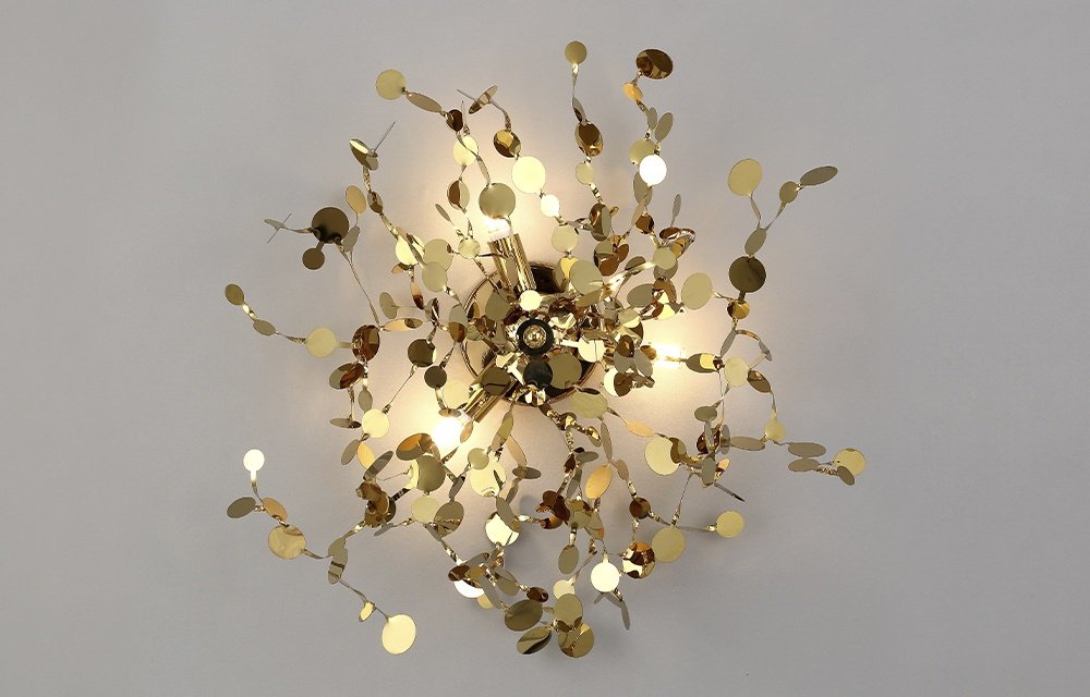 Бра настенный Crystal Lux LED, золотистый купить,NaN