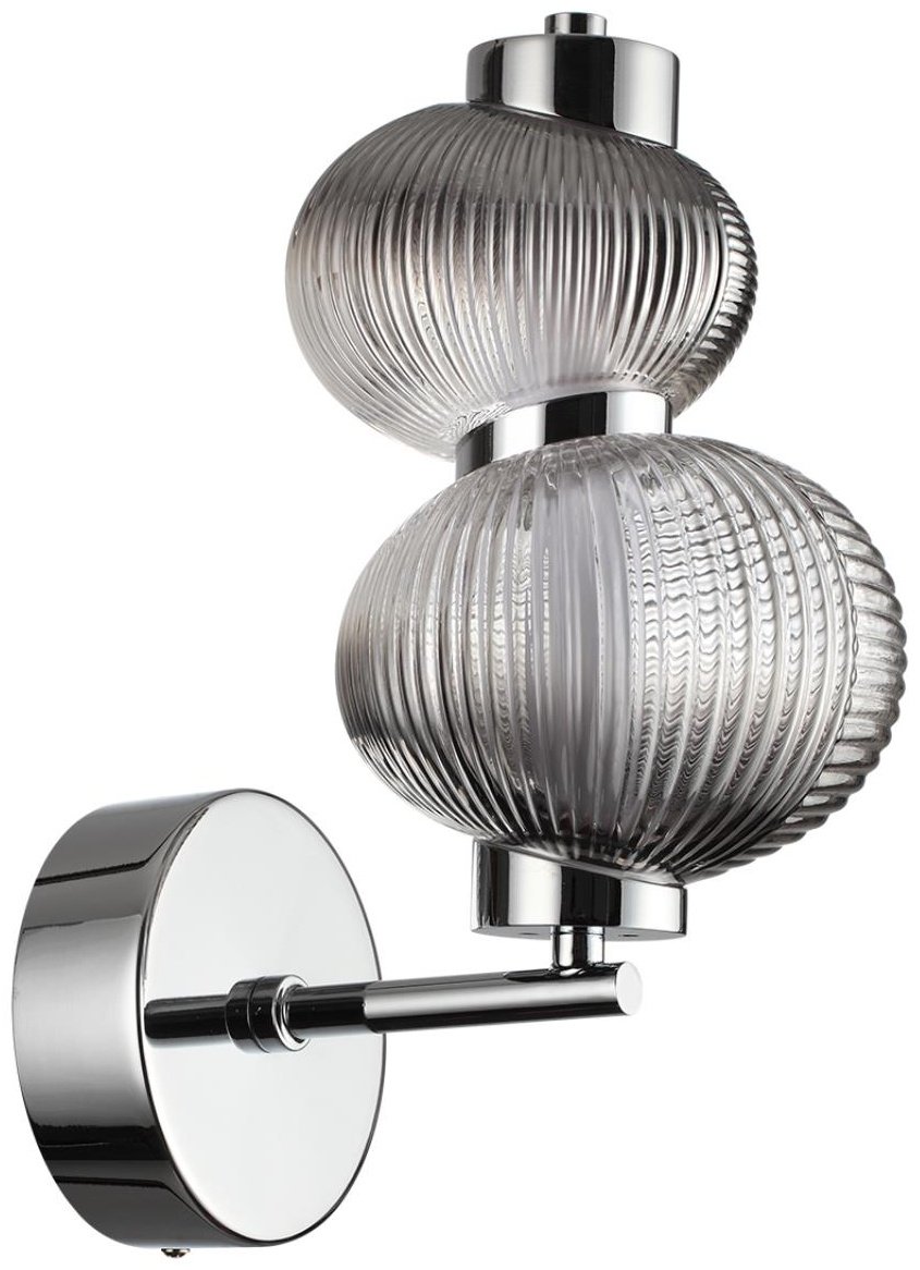 Бра настенный Odeon Light LED, серый, хром купить,NaN