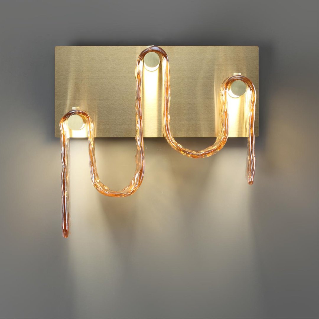 Бра настенный Odeon Light LED, золотистый, бронза купить,NaN