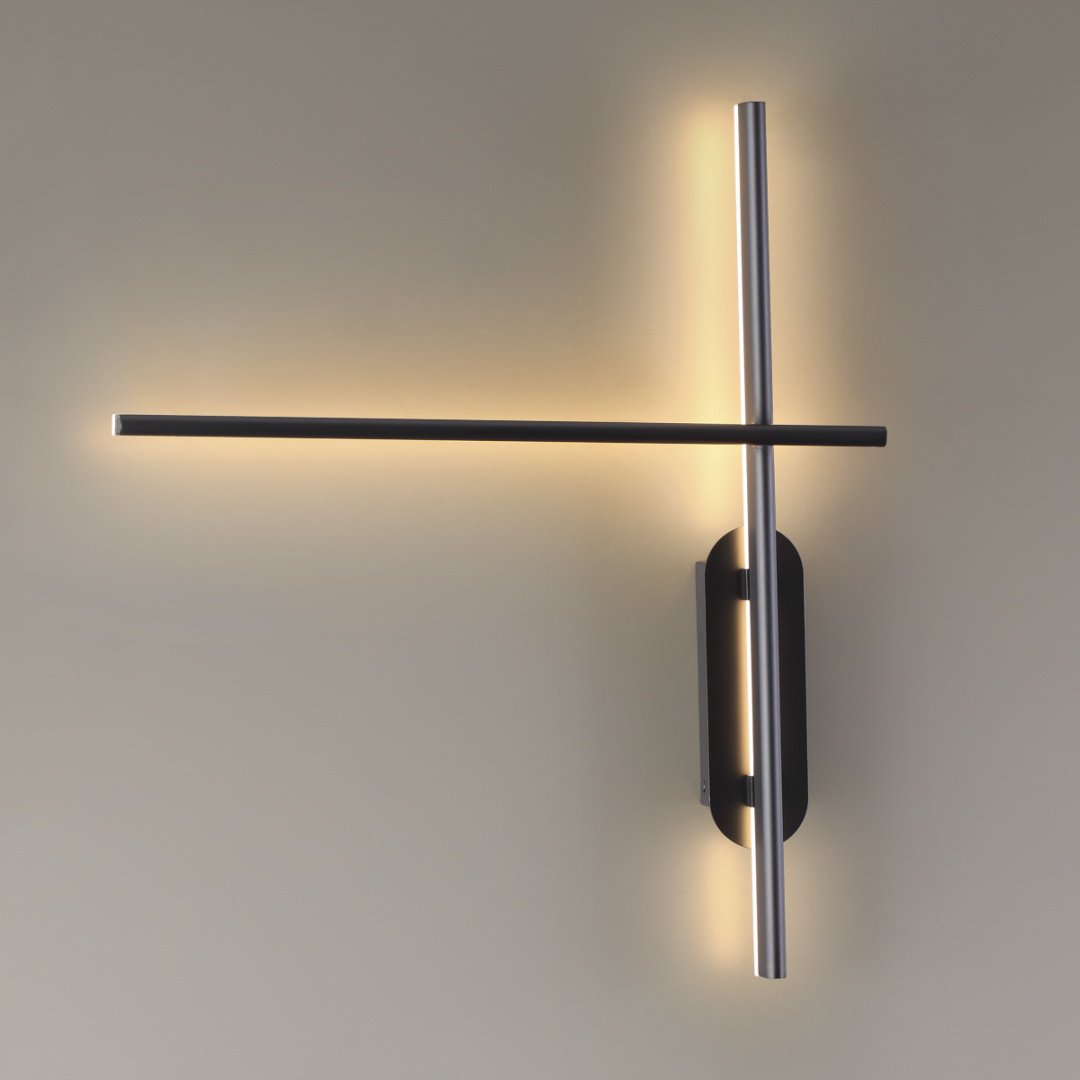 Светильник настенный Odeon Light LED 20 Вт черный купить,NaN