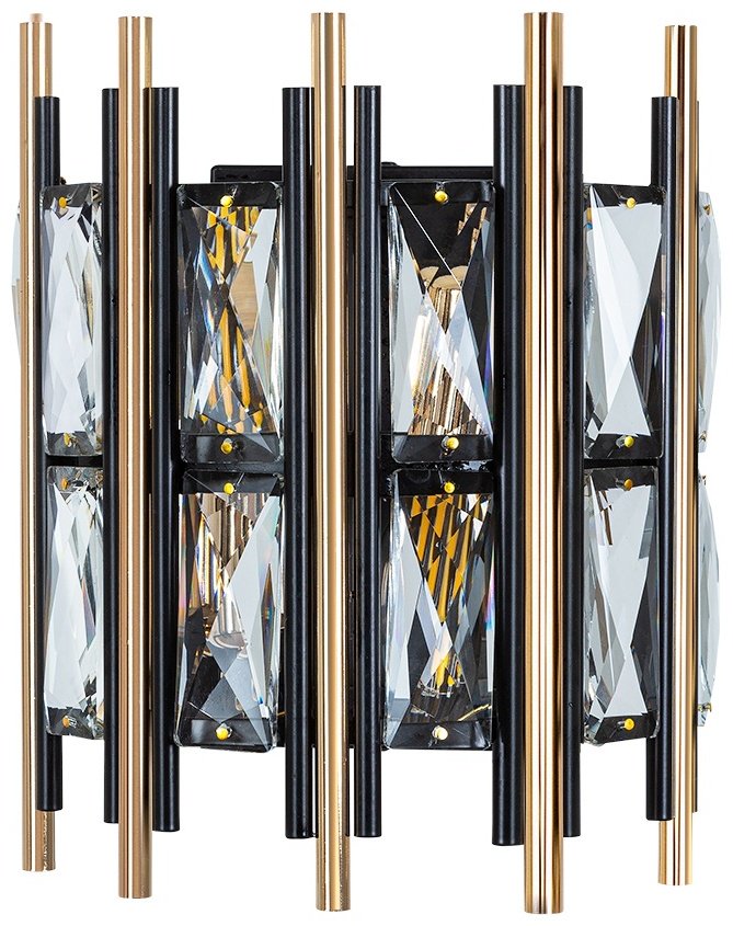Бра настенный Arte Lamp E14, черный, прозрачный купить,NaN
