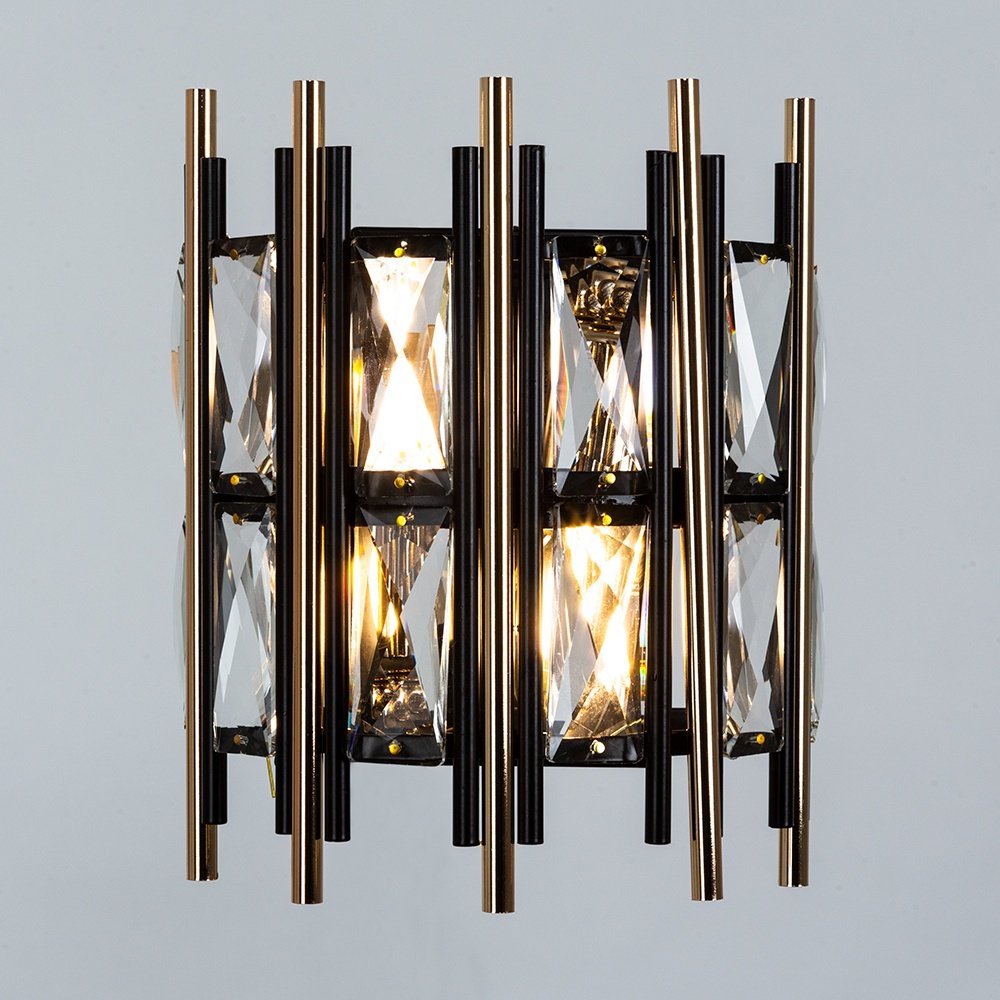 Бра настенный Arte Lamp E14, черный, прозрачный купить,NaN