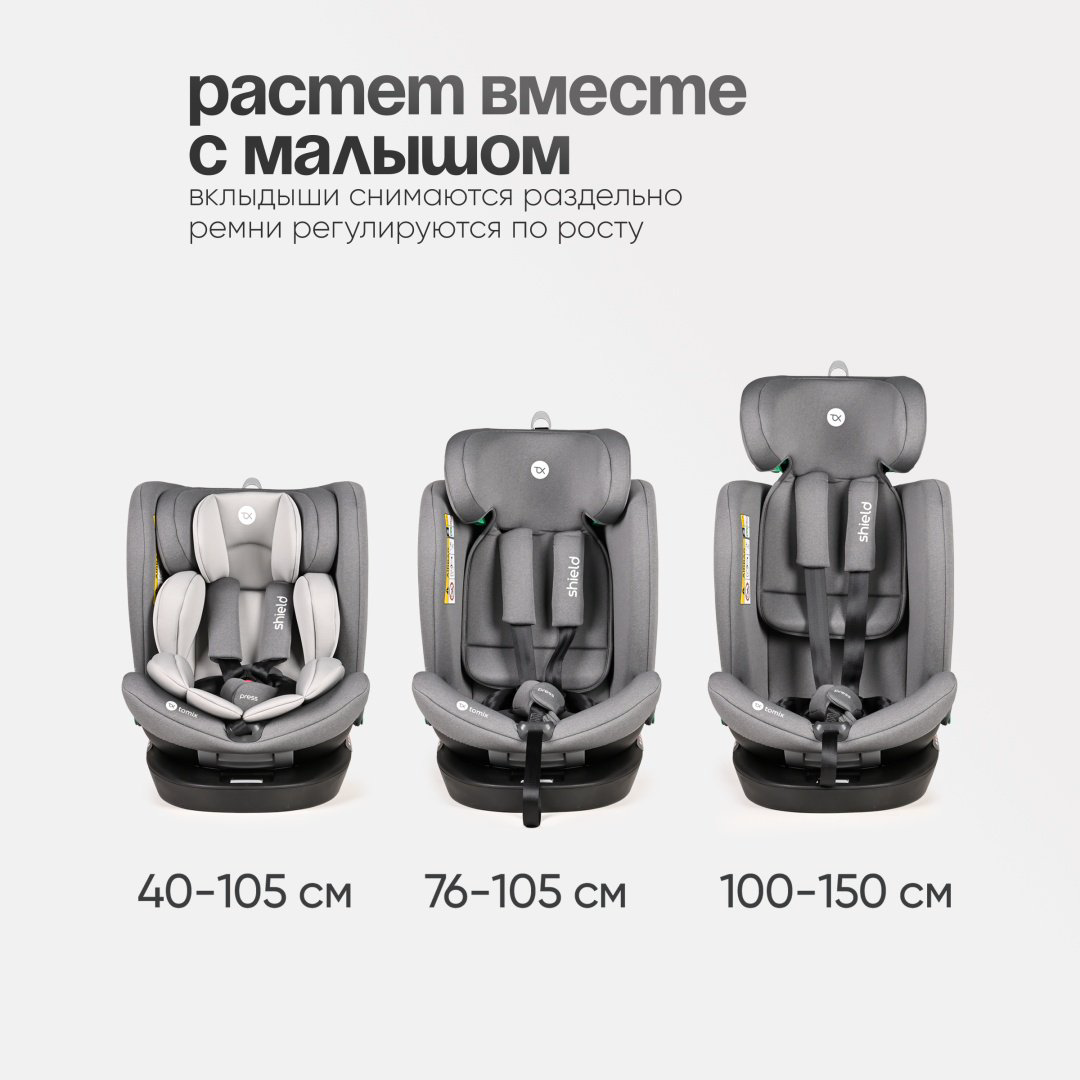 TOMIX Shield 0/1/2/3 (до 36 кг) серый купить,NaN