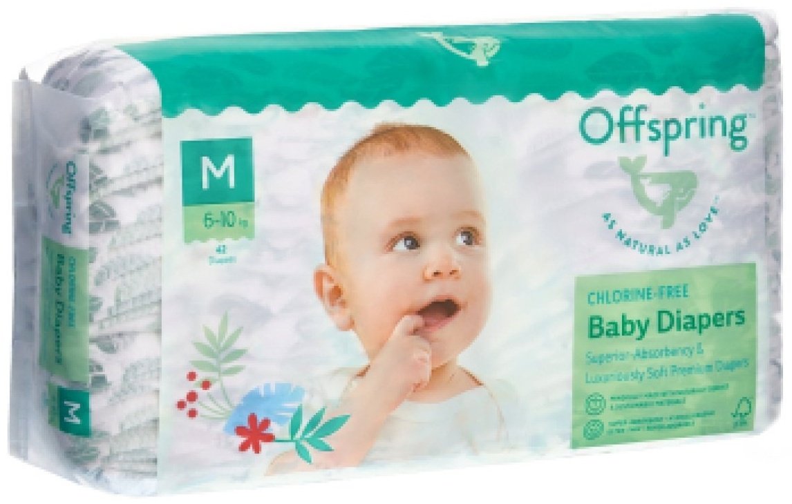 Подгузники Offspring M, 42 шт