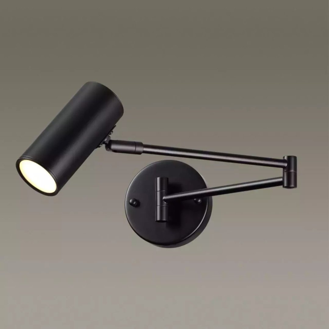 Светильник настенный Odeon Light E14 9 Вт черный купить,NaN
