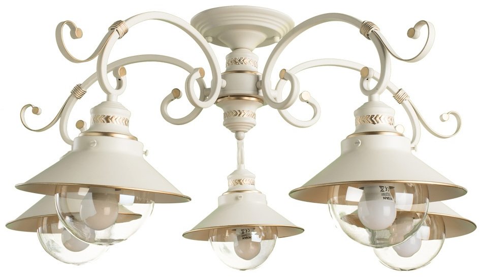 Светильник потолочный Arte Lamp E27 60 Вт белый, прозрачный купить,NaN