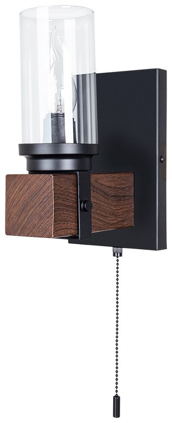 Светильник настенный Arte Lamp E14 60 Вт черный, коричневый, прозрачный купить,NaN