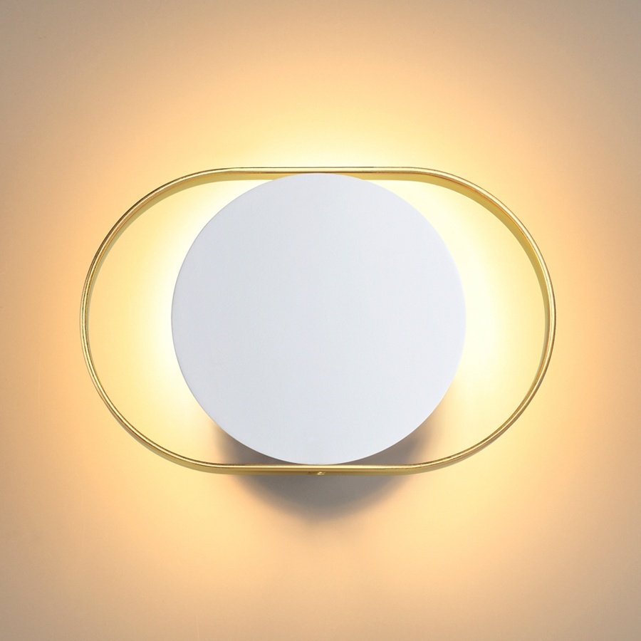 Светильник настенный Odeon Light LED золотистый, белый купить,NaN