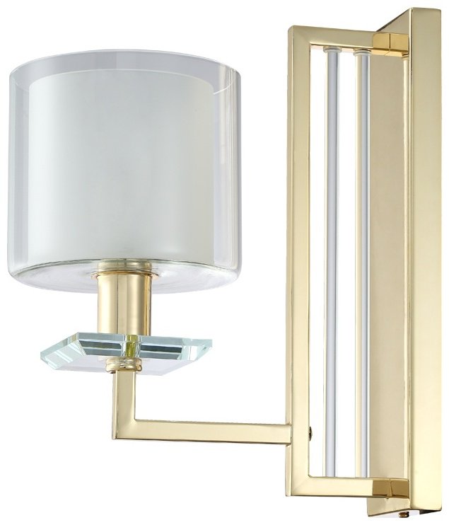 Бра настенный Crystal Lux Е14, золотистый купить,NaN