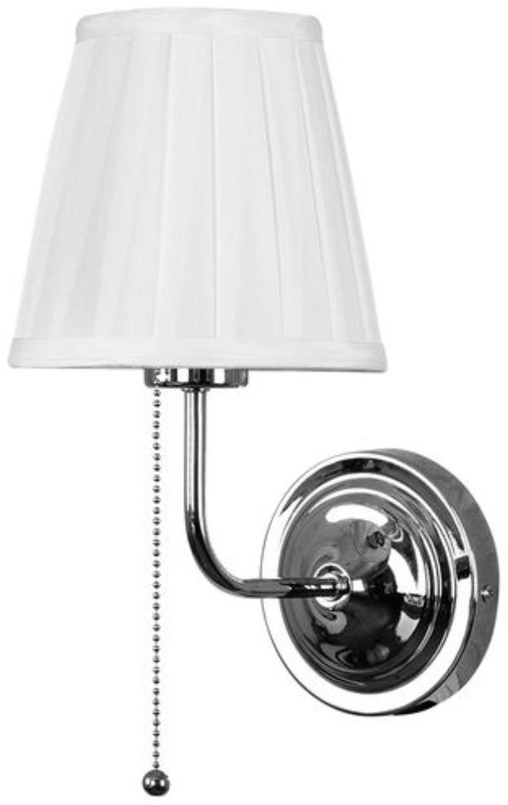 Бра настенный Arte Lamp E27, белый, серебристый купить,NaN