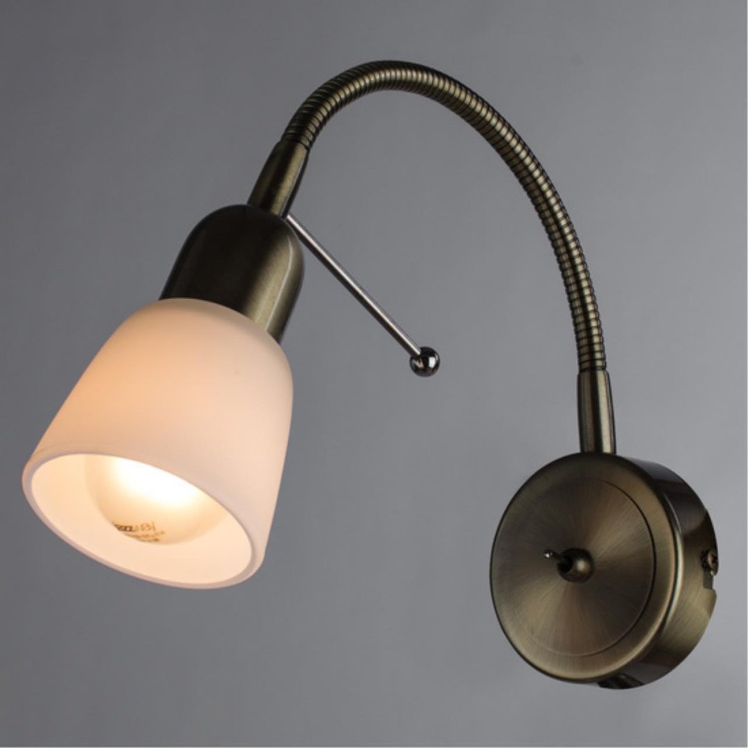 Бра настенный Arte Lamp Е14, бронза купить,NaN