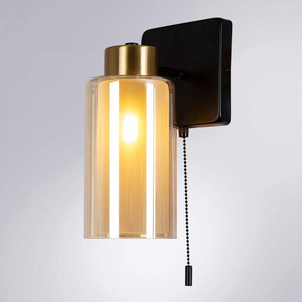 Бра настенный Arte Lamp E14, черный купить,NaN