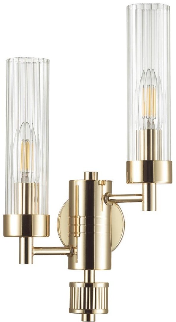 Бра настенный Lumion Е14, золотистый, прозрачный купить,NaN