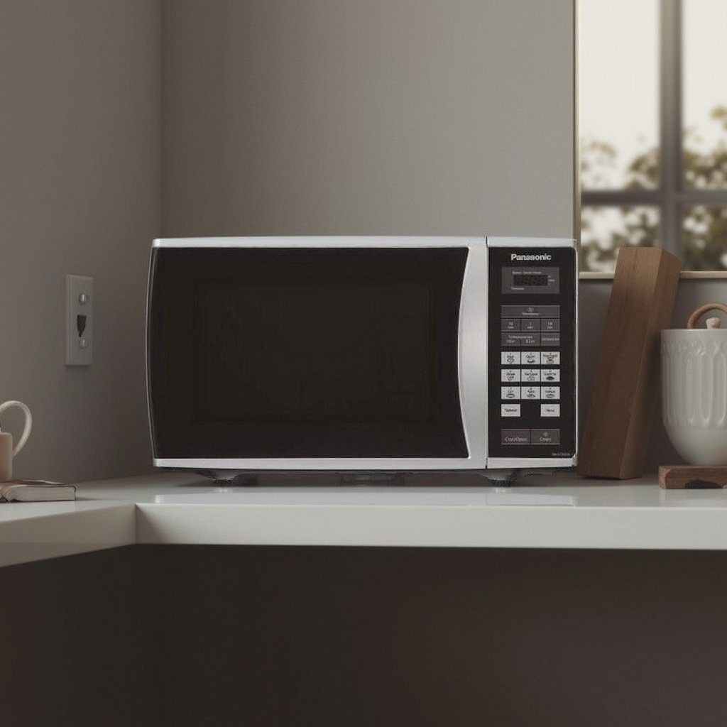 Микроволновая печь Panasonic NN-ST342MZPE серебристый-черный купить,NaN