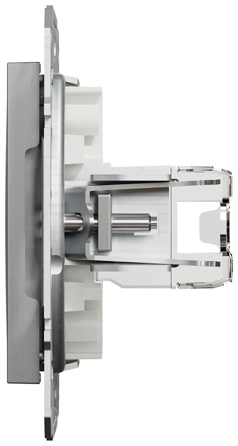 Schneider Electric встраиваемая EPH4300161, компьютерный (RJ45) цвет алюминий